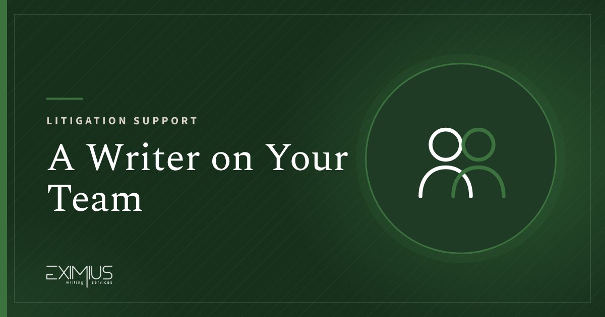 Cover image for the article: Why Having a Legal Writing Service on Your Team Is Essential