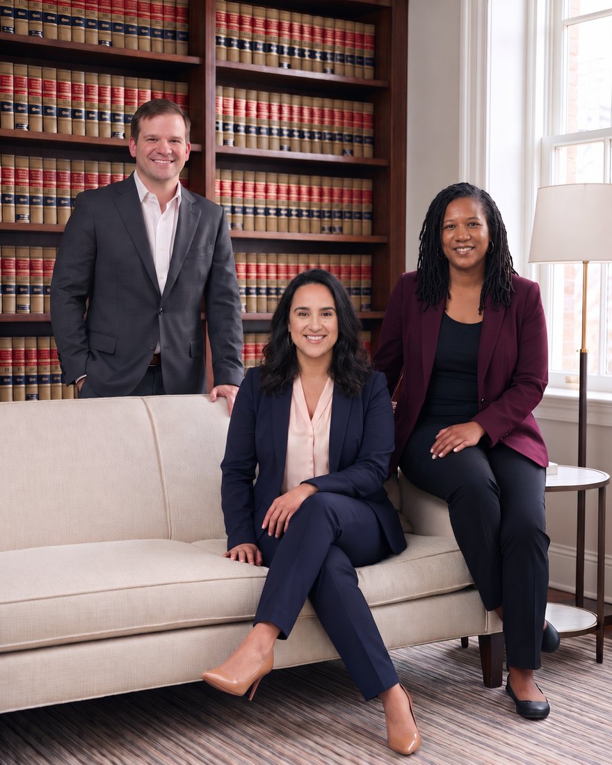 Sahily Picon, Thomas F. Rhodes IV, and Jasmine King of Eximius Writing Services